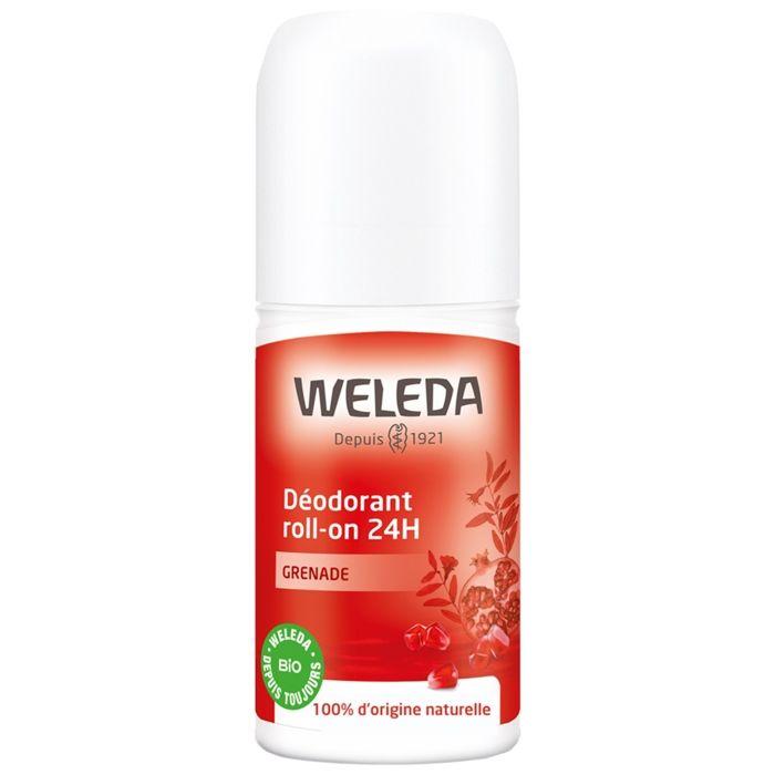 Déodorant - Weleda - Grenade - 24h - Roll-On 50ml - Sans sels d'aluminium