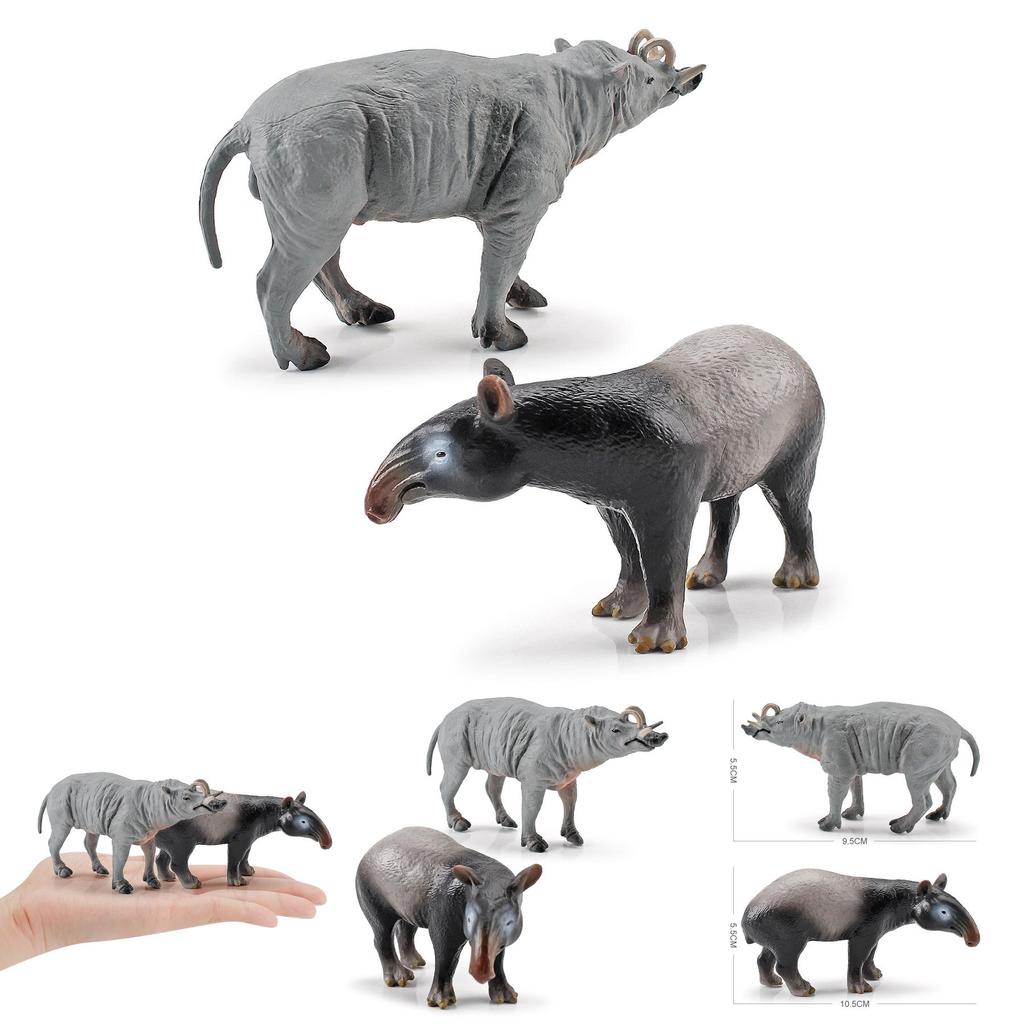Babyrousa Pvc Wild Animal Models Set For Nature Study And Collection