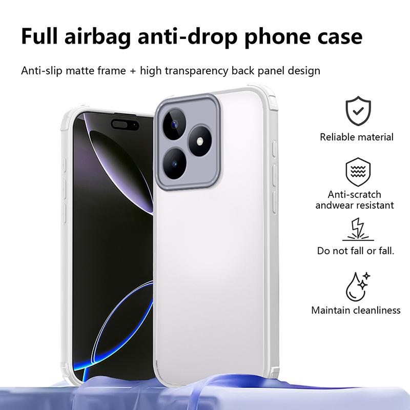 For Realme C71 C75 C75X High Quality Soft Silicone Transparent Phone Case For Realme C51 C53 C55 C63 C65 C67 Shockproof Cover