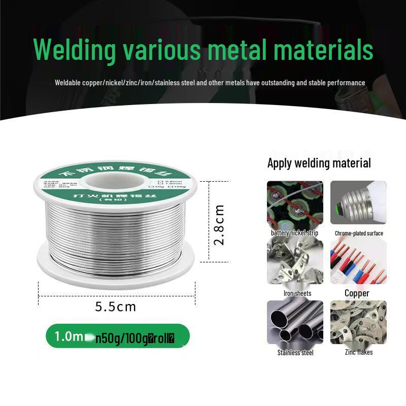 High Purity Low-Temperature Stainless Steel Solder Wire for Electric-Free Household Welding