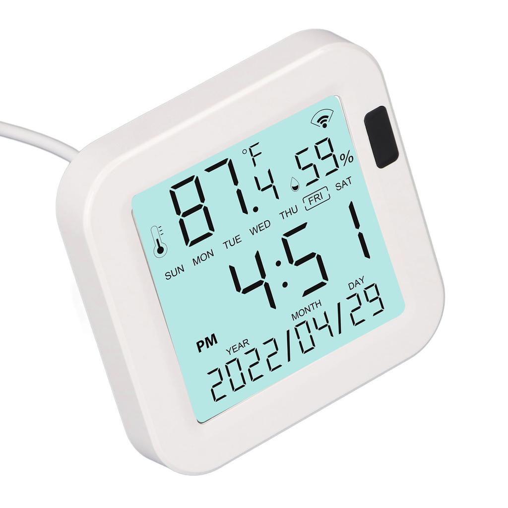 Thermometer Hygrometer LCD Backlit Display 0 to 60 celsius 0percent to 99percent RH Smart Temperature and Humidity