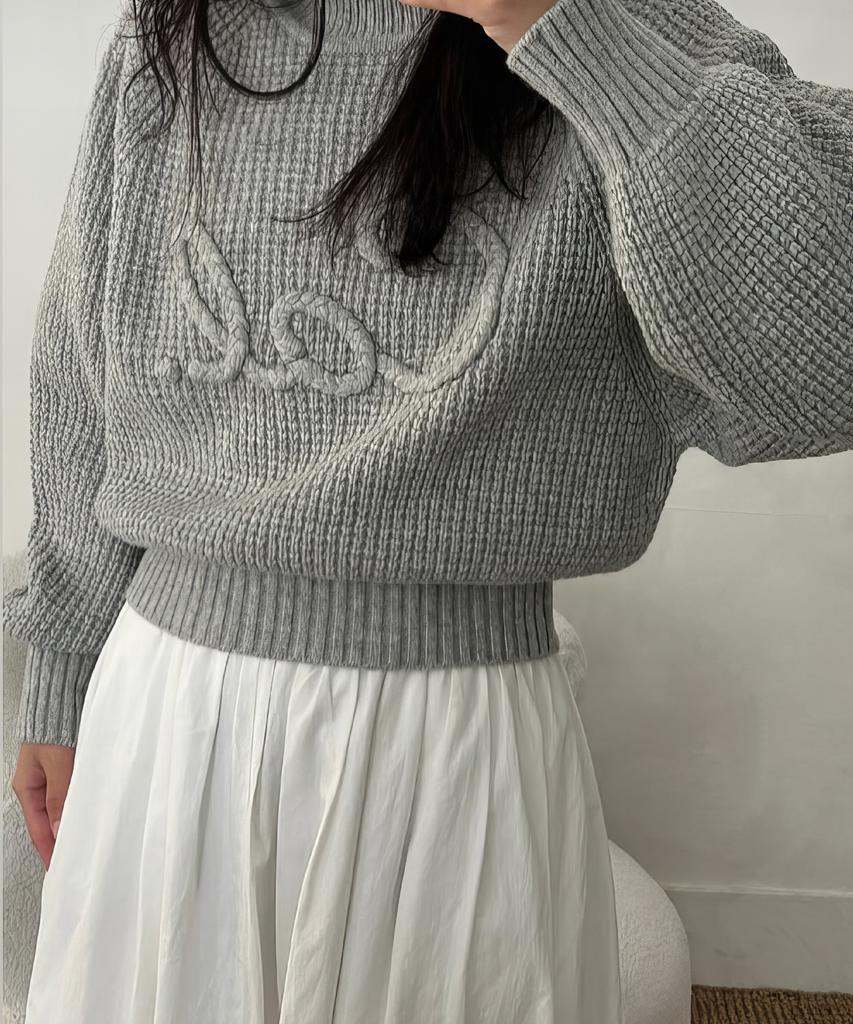 CALLAITE Stella Waffle Sweater