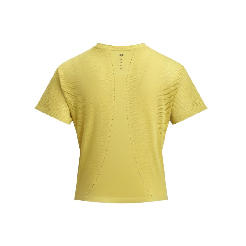 Under Armour Halo Series Simple Knit Breathable Round Neck Short Sleeve T-Shirt Women Tops 6004017-729