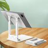 Stand holder desk stand for phone tablet foldable - white