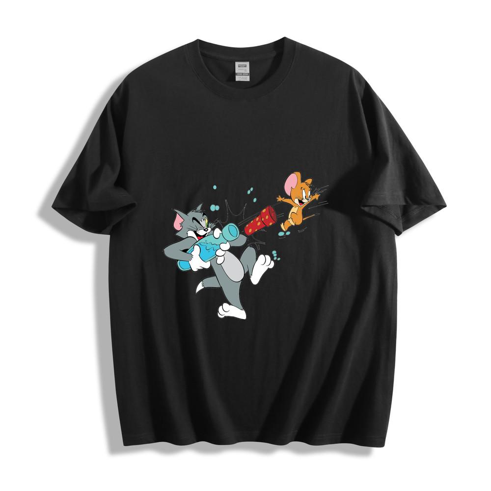Tom and Jerry Chaos T-ShirtClassic Cartoon Antics Unisex Tee Unisex T-Shirt S