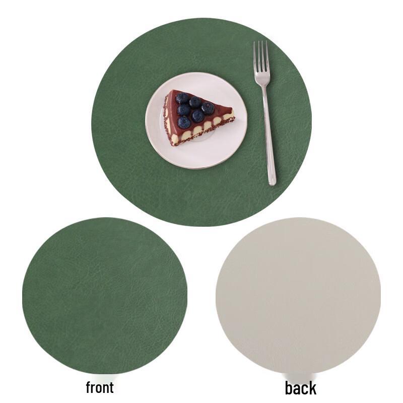 

DREAM Двусторонний кожаный круглый набор подставок