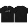 Classic Nostalgic Oasis Band Rock Cool Retro Men's Pure Cotton Personalized T-shirt Loose Casual Versatile Couple Style