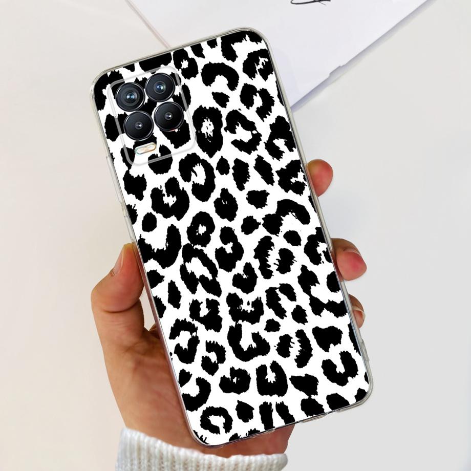 For Realme 8 Case Flower Fashion Cat Cute Cover Coques For Realme 8 Pro Phone Cases Cover Realme8 5G Realme 8i Fundas Soft Capa