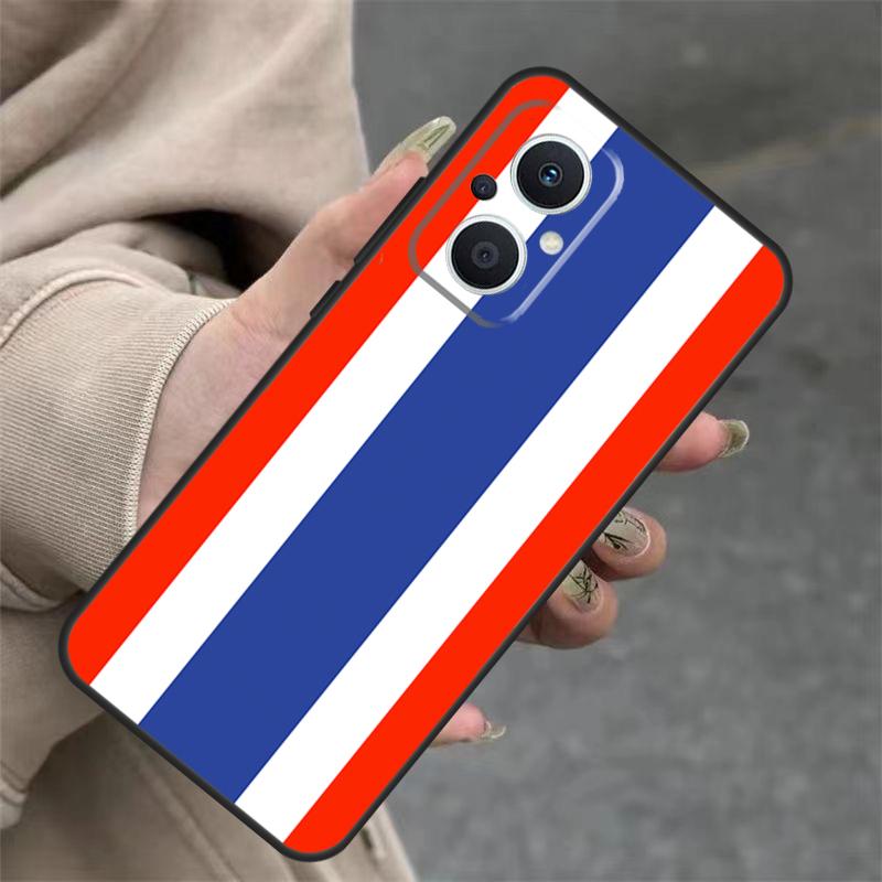 Thailand Flag Map Case For OPPO Reno 14F 13F 12F 11F 10 12 13 14 Pro 7 8 Lite OPPO Find X5 X6 X8 X9 Pro Cover
