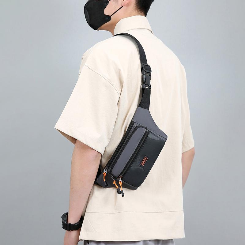 Men Waist Bag Multi-Functional Sports Waist Bags Fitness Anti-Theft Mobile Phone Waist Pack Chest Bag Close Fitting Waist Bags