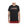 Sports Lifestyle Series Logo Letter Splicing Breathable Short Sleeve T-Shirt Men Tops CZ1497-010