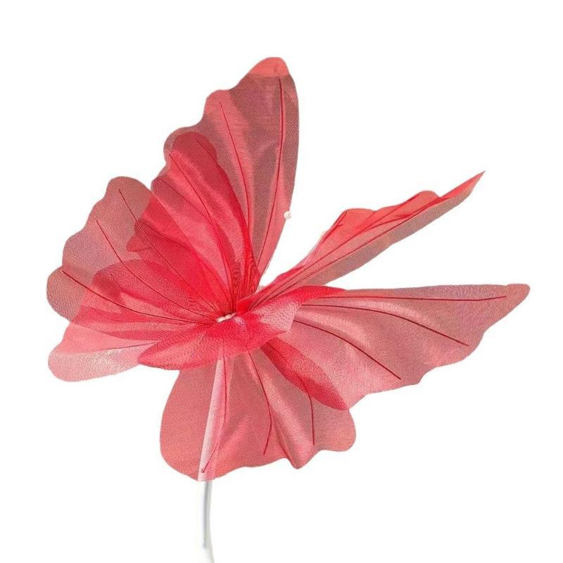 45-50cm Large 3D Simulation Butterfly Water Resistant Fake Decor for Wedding Mall Outdoor Decoration
