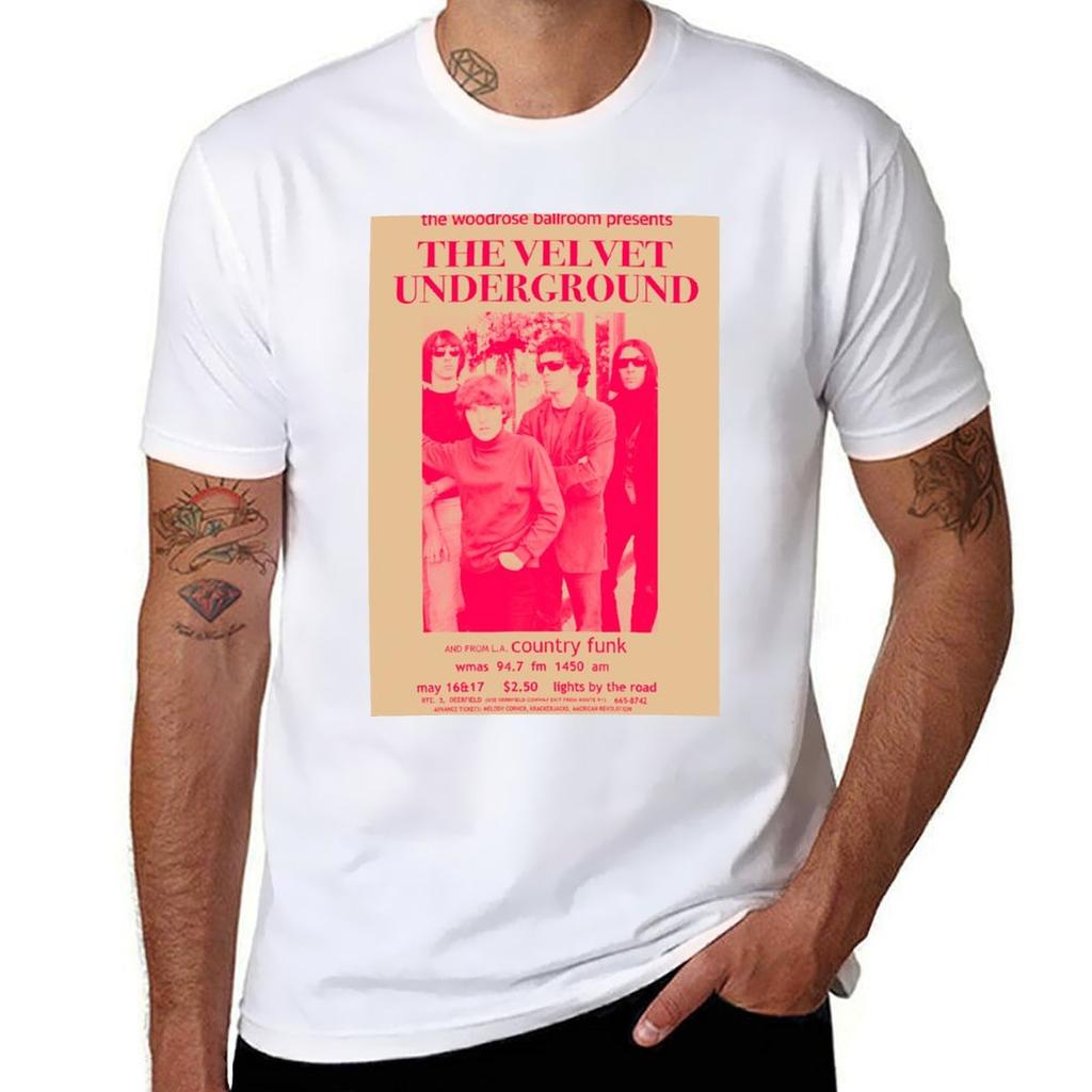 Velvet Underground Vintage Promo Poster La Tshirt Long Lasting Casual Tshirt