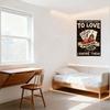 Vintage Poker Gambling Metal Tin Sign - 'There Are More Things To Love BUT I IGNORE THEM!' Retro Distressed Playing Cards Dice D