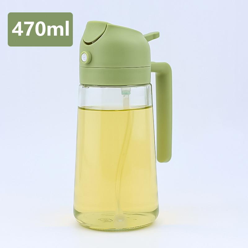 Olive Oil Sprayer for Cooking 2 in 1 Olive Oil Dispenser for Kitchen Gadgets Food-grade Oil Mister for Air Fryer Salad Frying