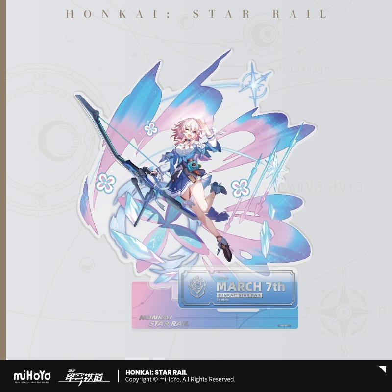 Sunsyea Honkai Star Rail Official Merch miHoYo Original Authentic The Preservation Path Acrylic Stand Keychain Badge Aventurine