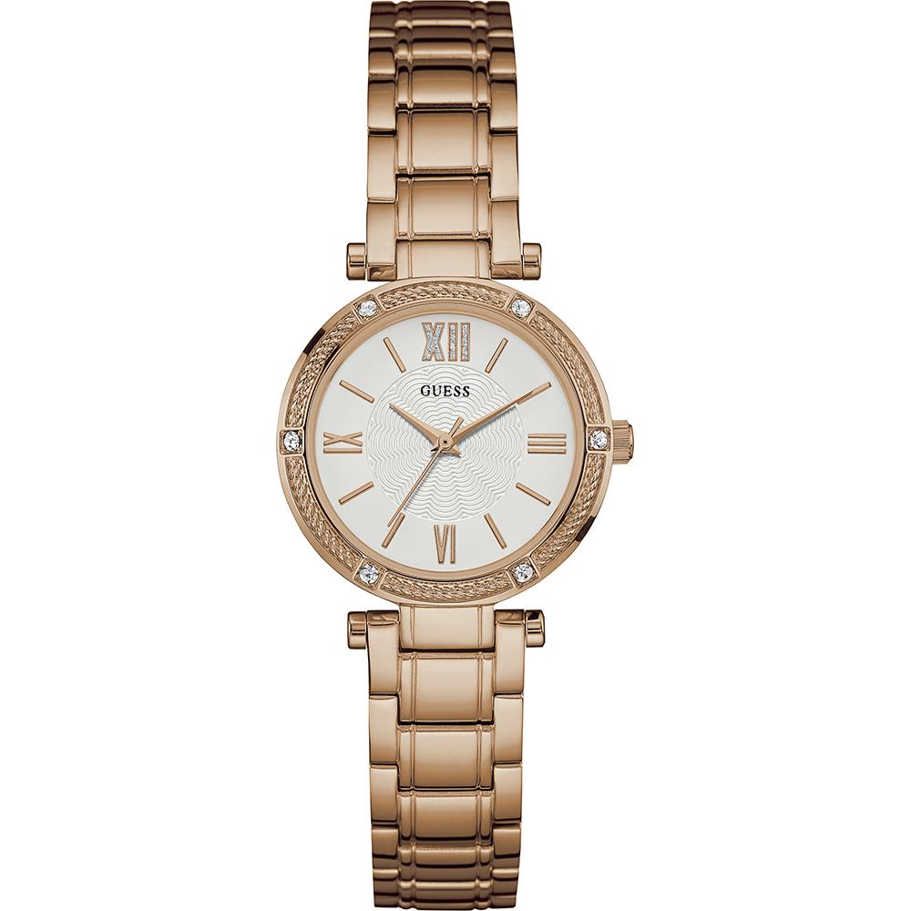 GUESS Park Ave South Rose Gold Stainless Steel Ladies Quartz Watch W0767L3 розового золота