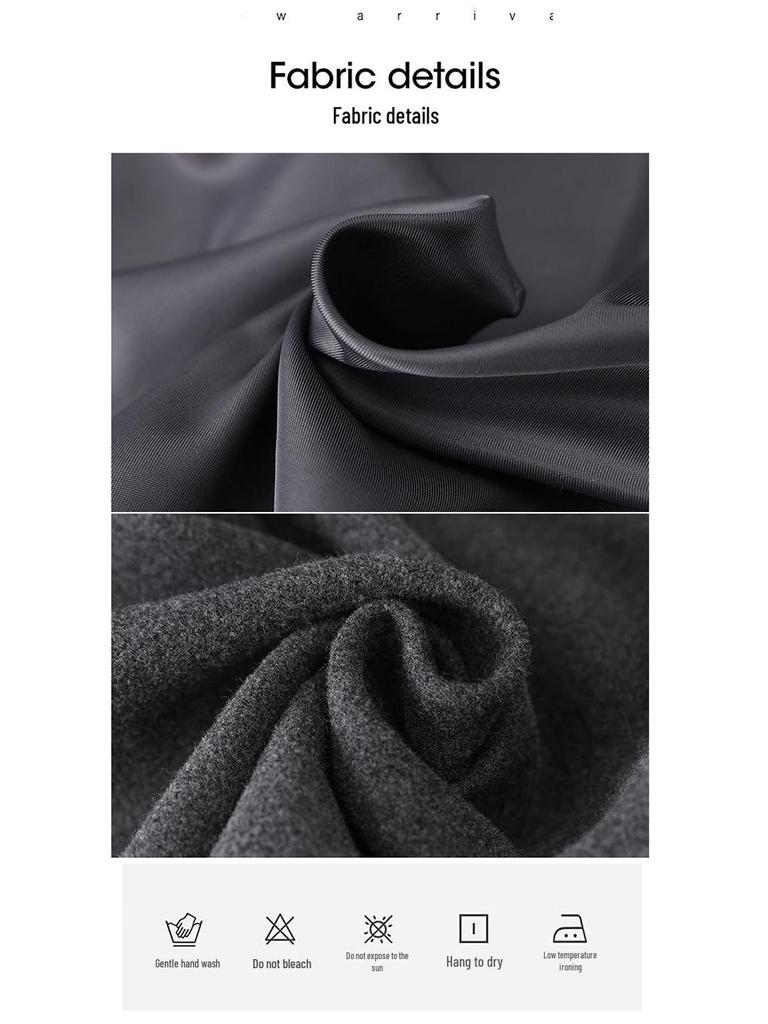 2024 Women's High-End Wool Coat: Petite Short Style with Suit Collar for Spring and Autumn