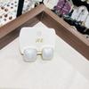 Fashion Square Geometric Candy Colored Oil Drop Earrings for Women Unique Design Elegant Personality Ear Jewelry