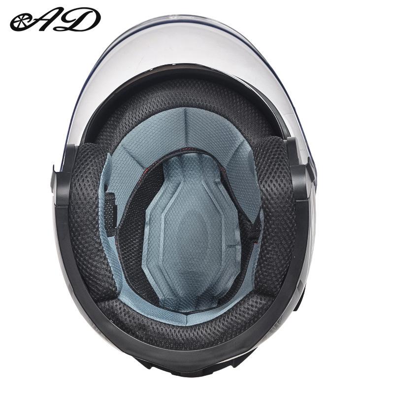 3C Certified Motorcycle Half Helmet with Tail Spoiler - All-Season Electric Bike Safety Helmet