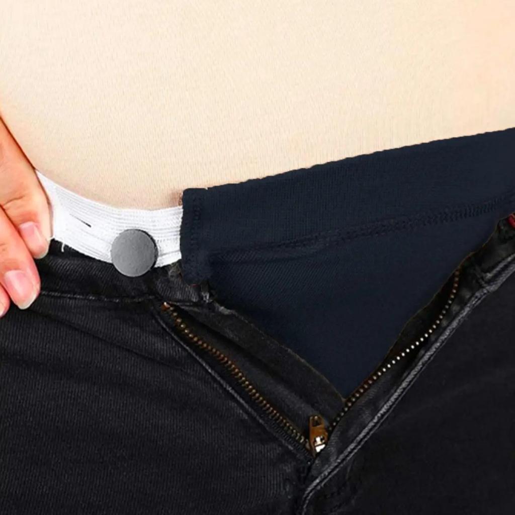 נשים מתכוונן אלסטי הריון חגורת בטן הריון מאריך מותניים בגדים מכנסיים לתפירה הריונית אביזרים לתפירה