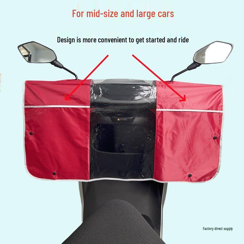 Waterproof Electric Car & Motorcycle Rain Cover for Handlebar, Dashboard, Pedal & Console