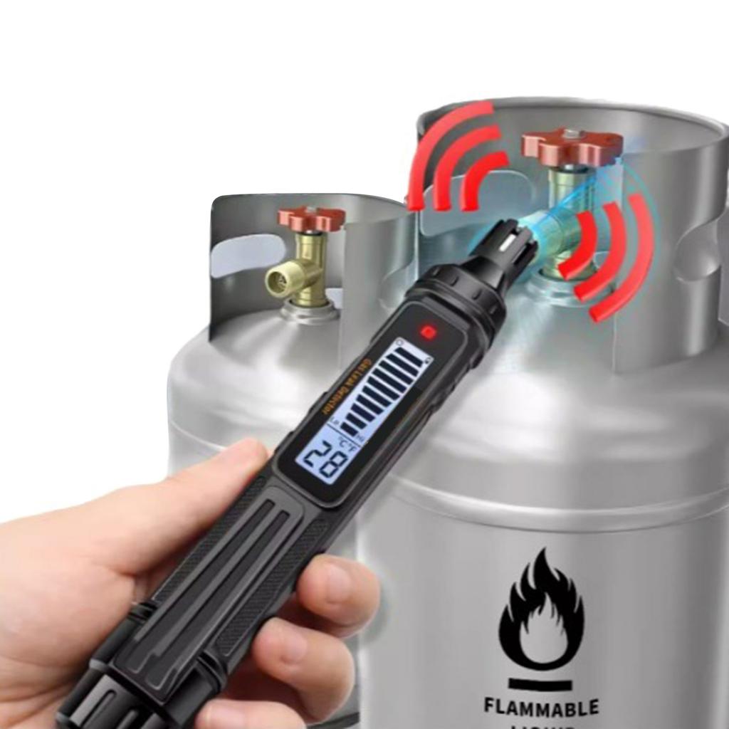 Portable Combustible Gas Leak Detector with Audible & Visual Alarm Natural Gas Leak Detector for Methane & Propane