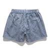 Men's Gingham Casual Shorts – Elastic Drawstring Waist Pocket Shorts for Summer Daily & Streetwear