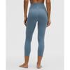 Lululemon Align  High Rise Crop 23  Steel Blue