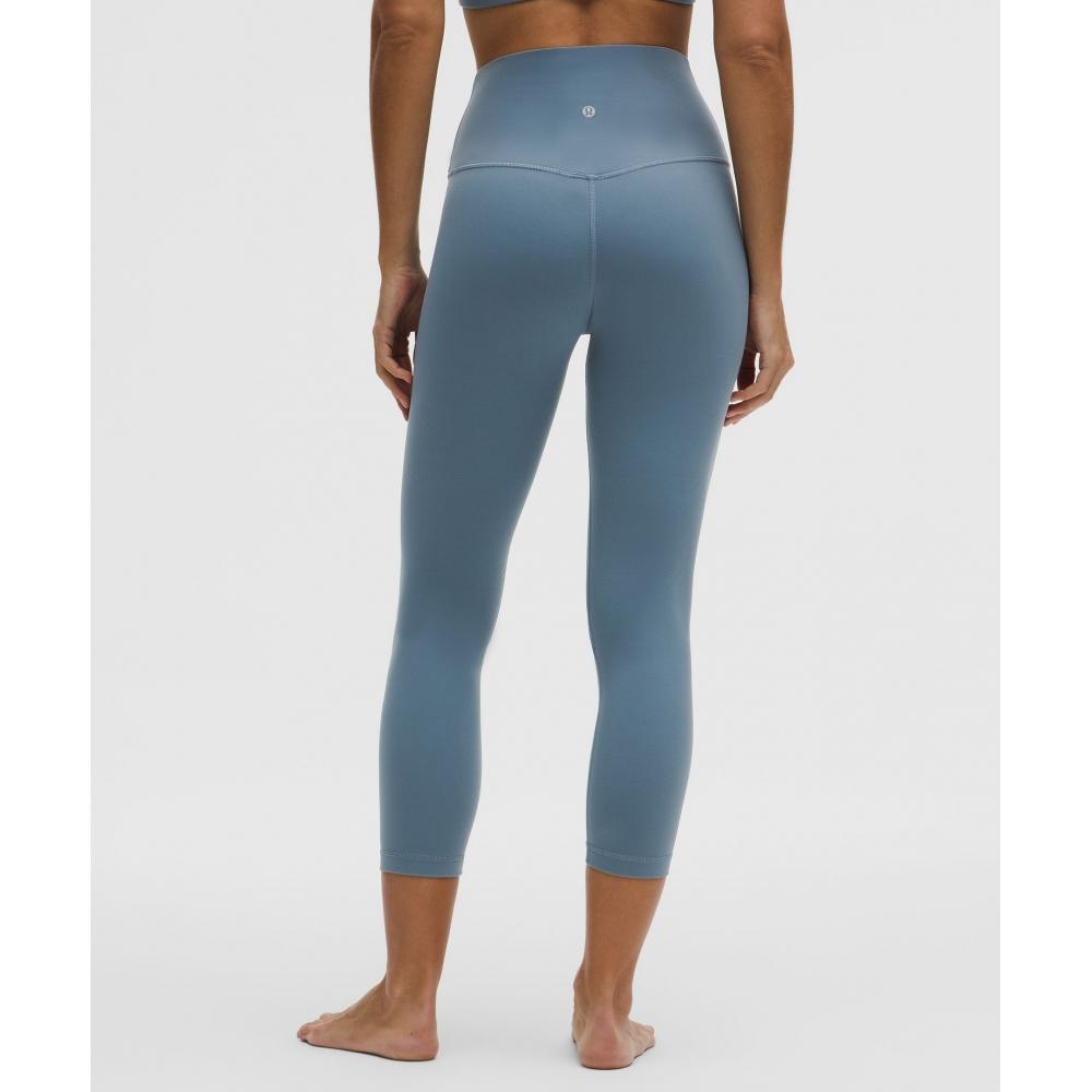 Lululemon Align  High Rise Crop 23  Steel Blue