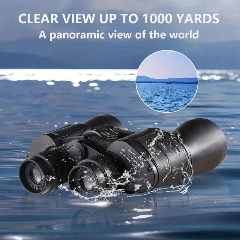 Vojenský 20x50 výkonný dalekohled s dlouhým dosahem Zoom HD BAK4-Prism Profesionální dalekohled s vysokým zvětšením pro loveckou turistiku