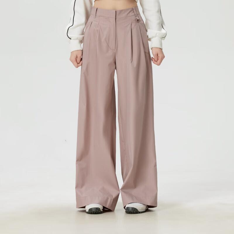 Puma Windproof Water-Resistant UV-Resistant Breathable Woven Loose Straight-Leg Sports Pants Women bottoms 636831-88