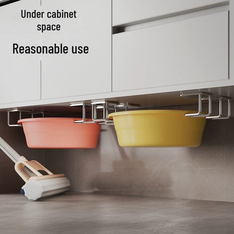 Suport pentru chiuvetă de bucătărie din oțel inoxidabil, montat pe perete, pentru depozitarea și scurgerea vaselor, cu organizator pentru capac pentru oală din sârmă.