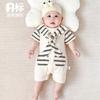 Baby Cotton Short Sleeve Romper Cartoon Onesie Pajamas Newborn