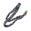 Handmade Elastic Fabric Phone Lanyard with Metal Buckle