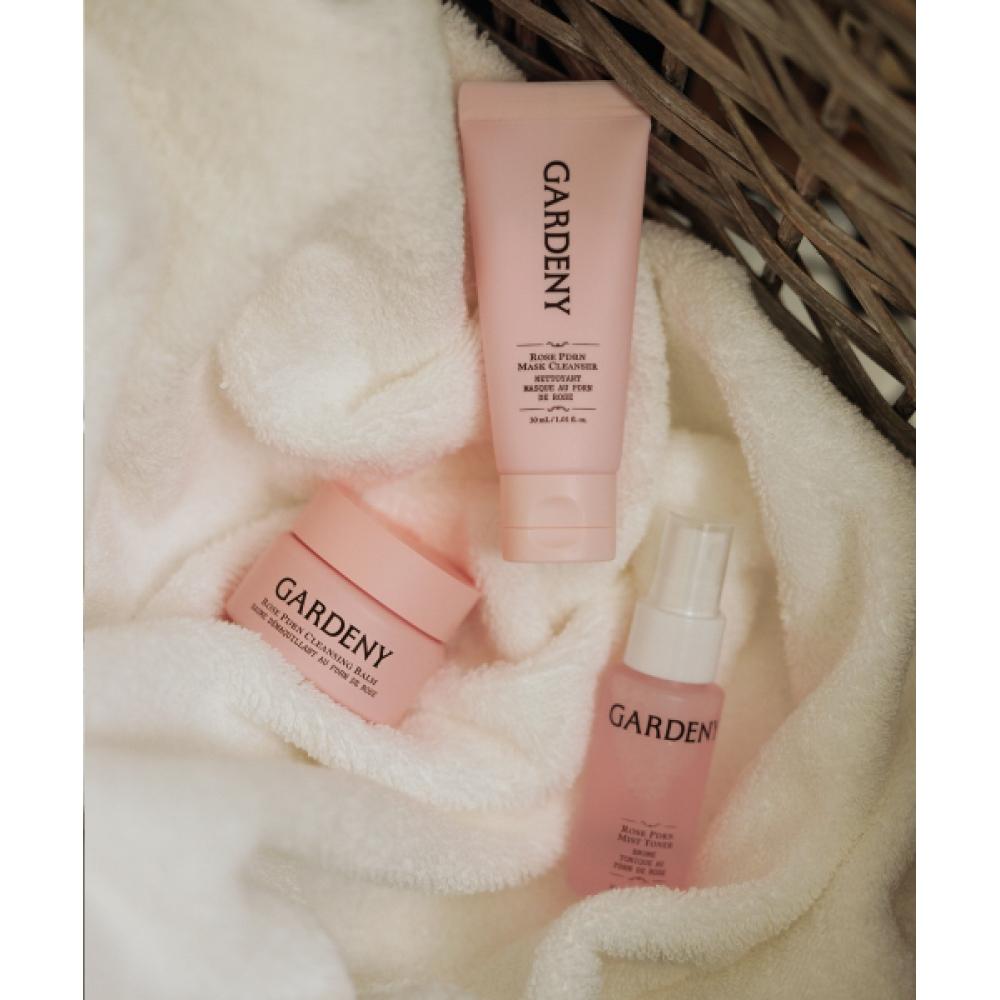 Gardeny [Rose Skincare] Rose Pdrn Essential Mini 3 Types  Cleansing Balm 30ml + Pack Cleanser 30ml + Mist Toner 30ml 