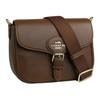 Coach Amelia 24 Brand Logo Classic Litchi Leather Shoulder Bag Medium Women Shoulder Bag Brown CP107-IMBRN