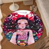 Vibrant Anime Characters Round Rug for Livingroom,Bedroom, Palyroom, Chair Rug, Area rug, Circle Carpet, Large Size Fan Christmas gift