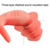 1 paar oordopjes Geluiddichte ruisonderdrukking Verschillende toepassingen Ruisonderdrukking Oordop voor het slapen