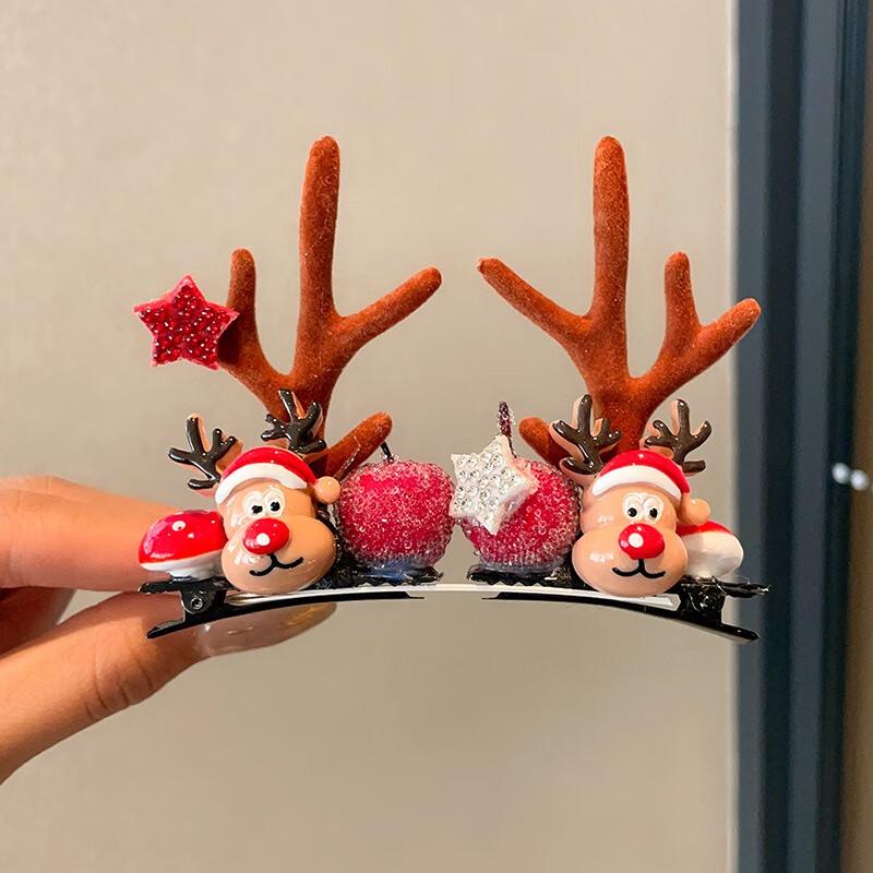 Christmas Reindeer Antler Hair Clip