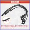 5 pcs Car Spark Plug Wire Ignition Coil Cable No8BU518140A for Mazda B2200