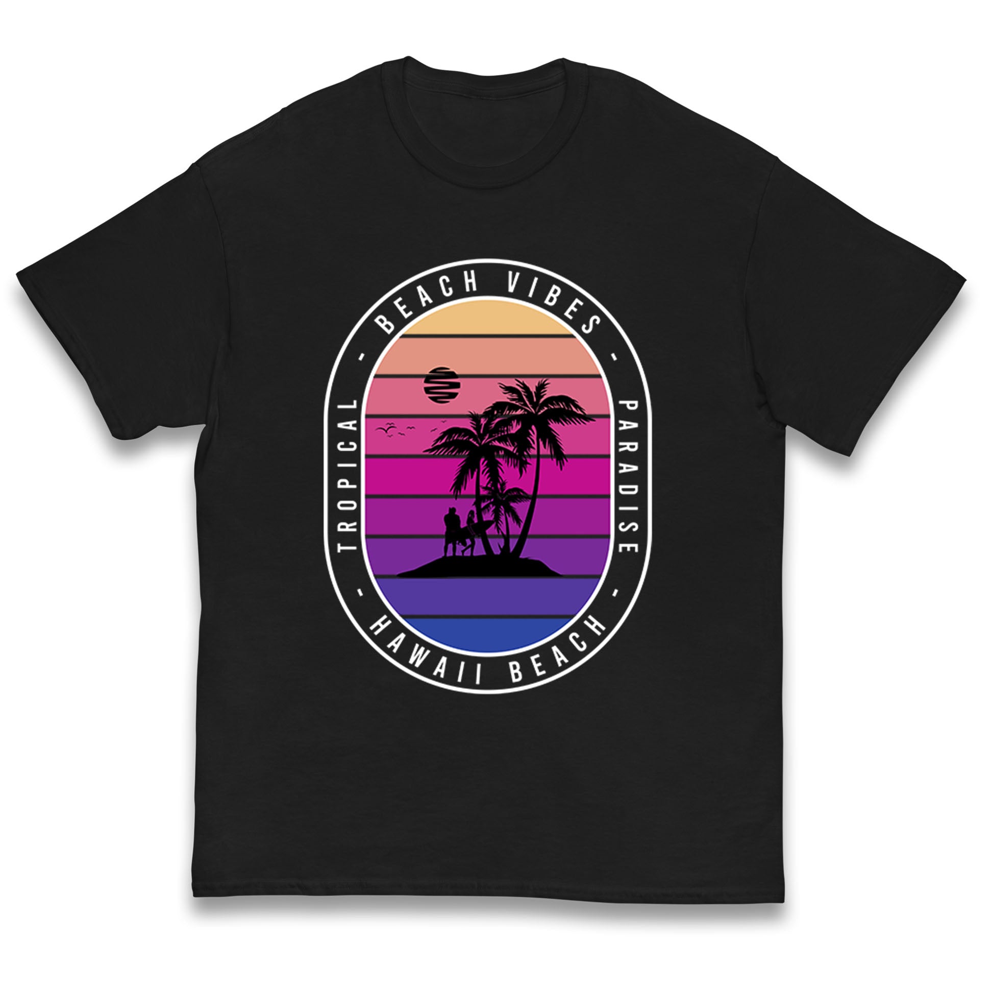 Beach Vibes Hawaii Beach Kids T Shirt 110