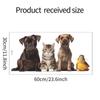 Cartoon Cute Cat Dog Door Wall Sticker Self-Adhesive for Bedroom Living Room Home Decoration