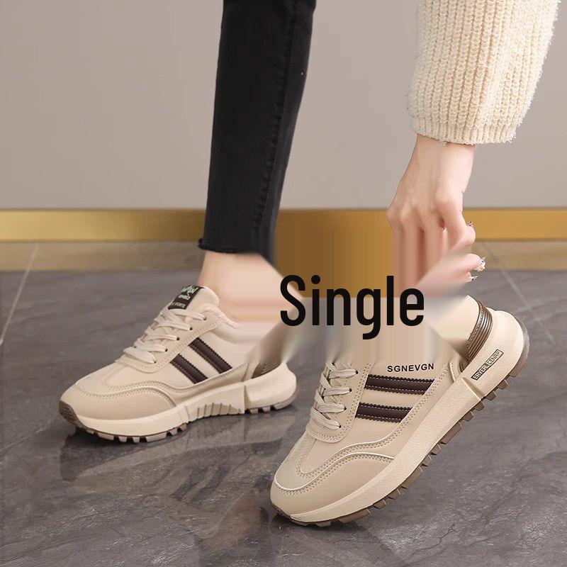 

Женские кроссовки для бега с флисовой подкладкой, амортизирующие, нескользящие 35