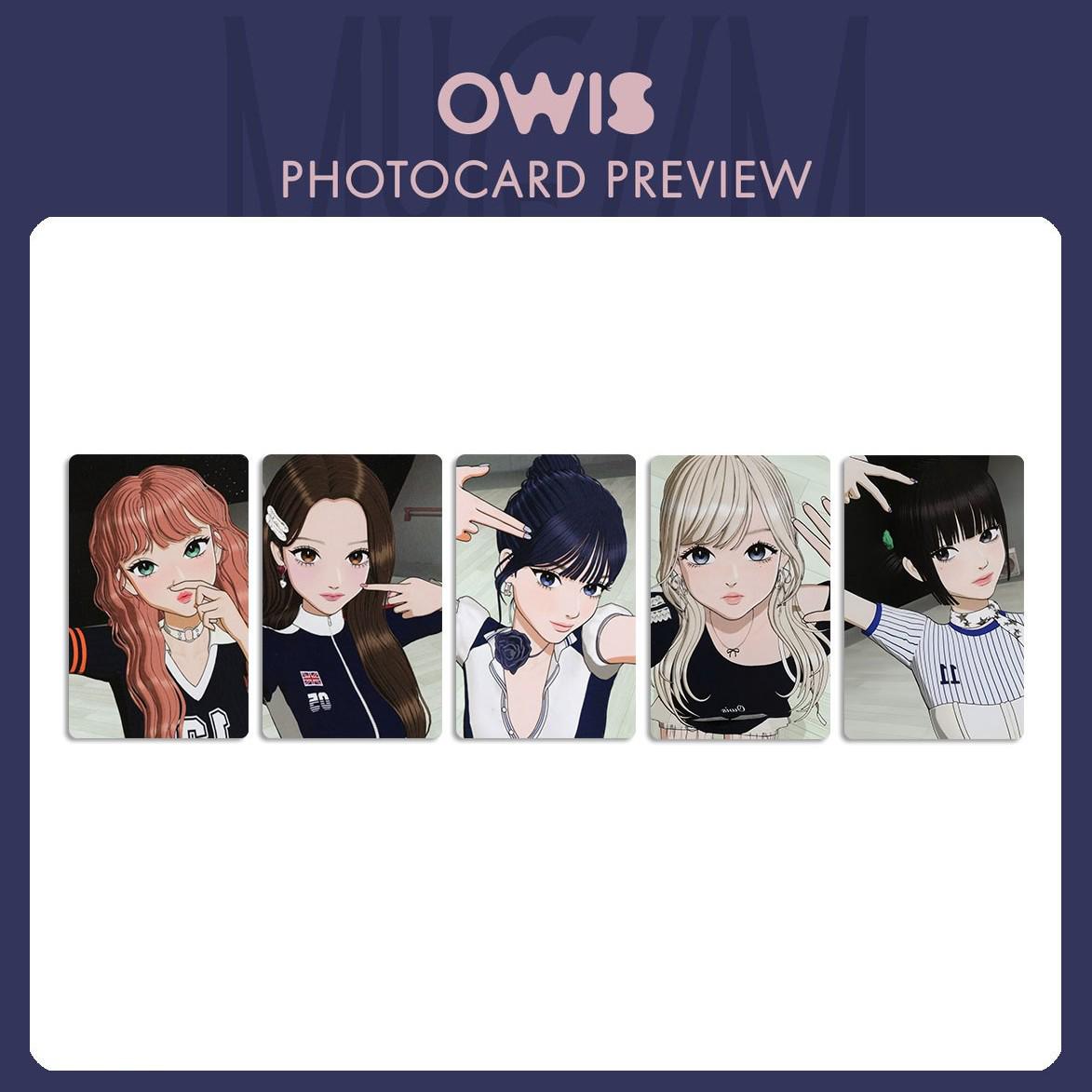 Exclusive OnlyWhenISleep Museum Photocards - Virtual Girl Group OWIS Merchandise