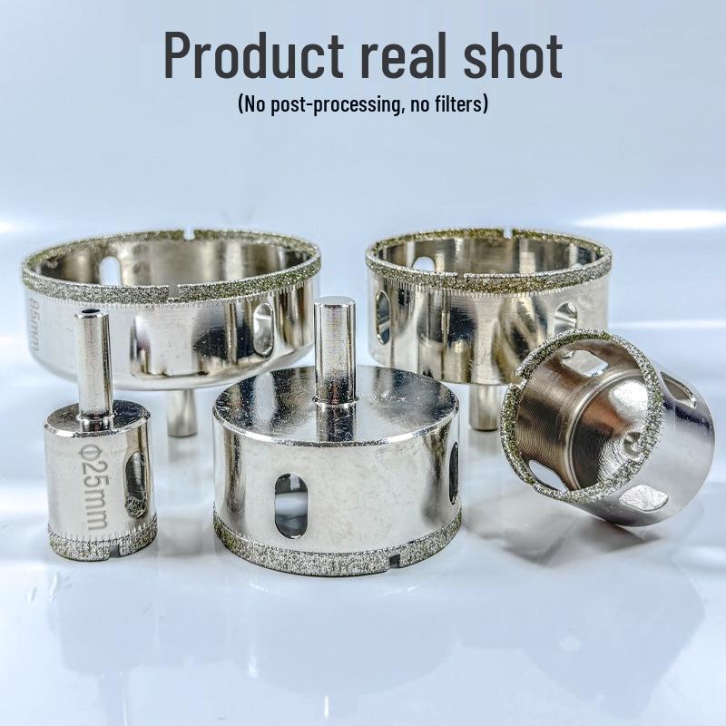 Diamant-Sandglas- und Fliesenbohrer für Marmor, Achat, Keramik, Abrunden und Lochen