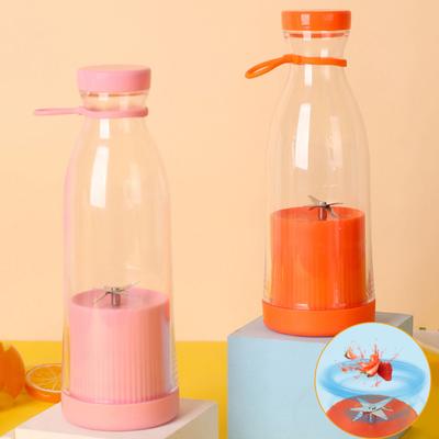 380ml/420ml Přenosný pohár na džusy Odšťavňovač USB Elektrický pohár na ovocný džus Automatický Mini odšťavňovač na ovoce Smoothie mixér se 6 čepelemi