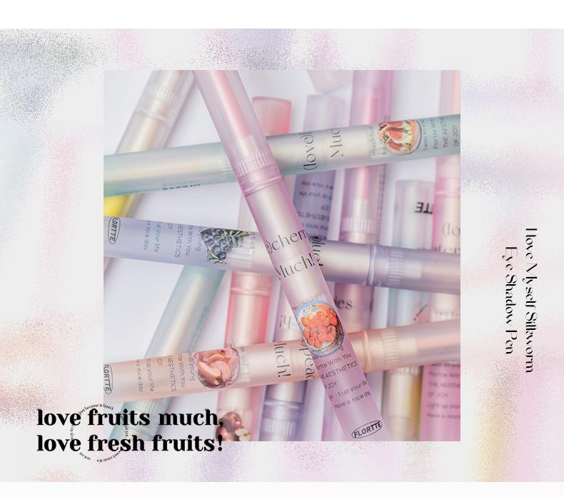 FLORTTE Pearl Shimmer Under-Eye Gel Pencil - Long-Lasting, Highlighting Eyeshadow Stick