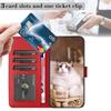 Tegneskinn lommeboktelefondeksel for iPhone15, Samsung S24, Xiaomi, OPPO, VIVO - full pakke med kortspor.
