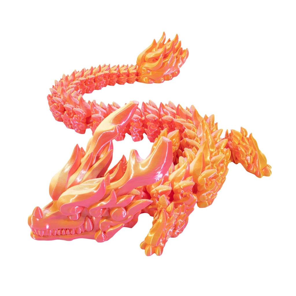 3D Printed Articulated Dragon Xiangyun Dragon Crystal Dragon Decorative Dragon Crystal Dragon Toy Adults Kids Toys Mystery Dragon
